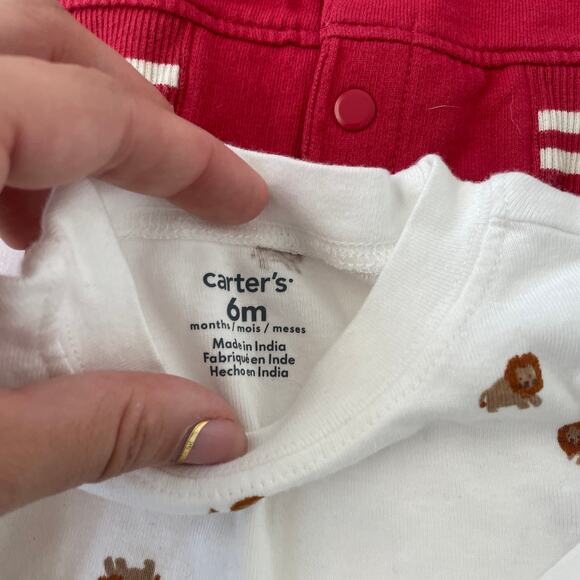 Lot of 4 Carters Clothing Boys 6M Sweat Set Bosy Suit Jacket - Picture 2 of 8